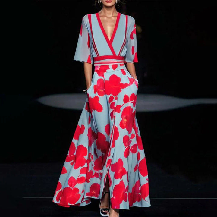 Millie - Rochie Elegantă cu Mâneci Scurte