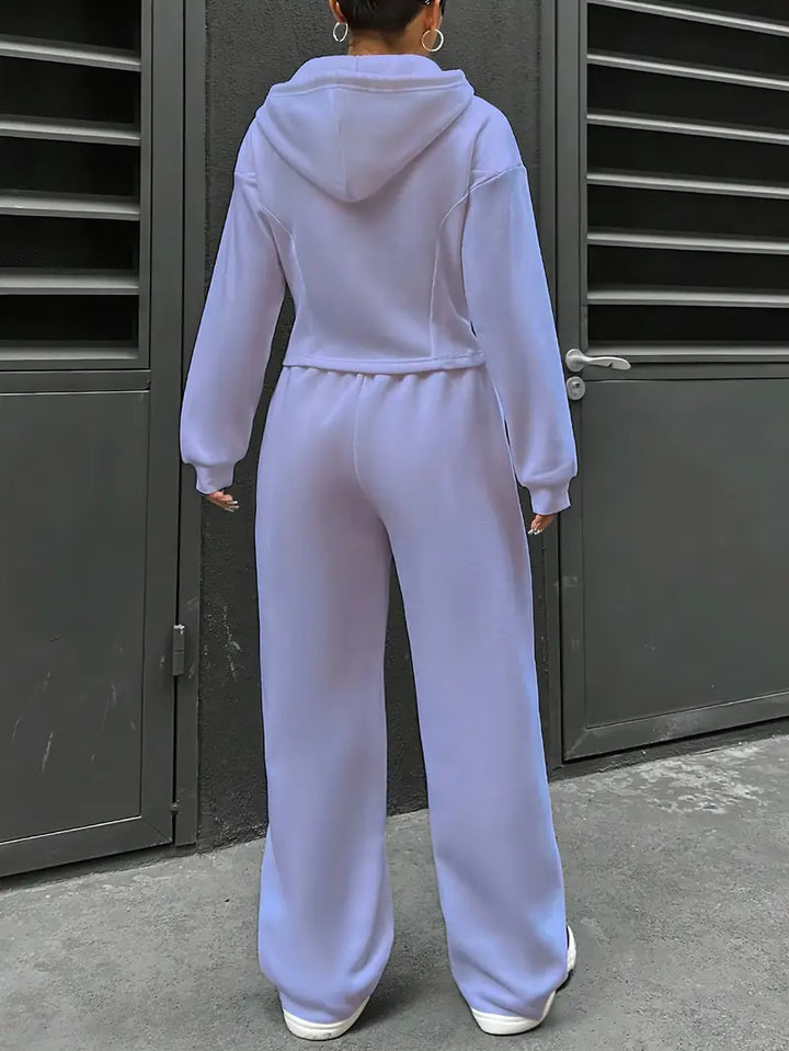 Nanci - Set Casual Cu Două Piese Cu Mâneci Lungi