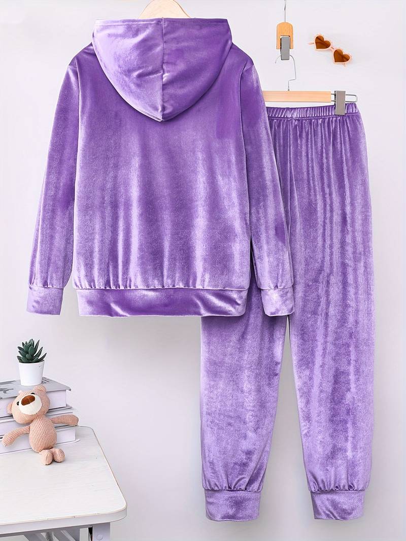 Tiferet - Set Elegant Format Din Pulover cu Glugă și Pantaloni