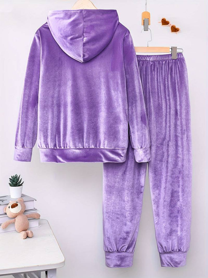 Tiferet - Set Elegant Format Din Pulover cu Glugă și Pantaloni