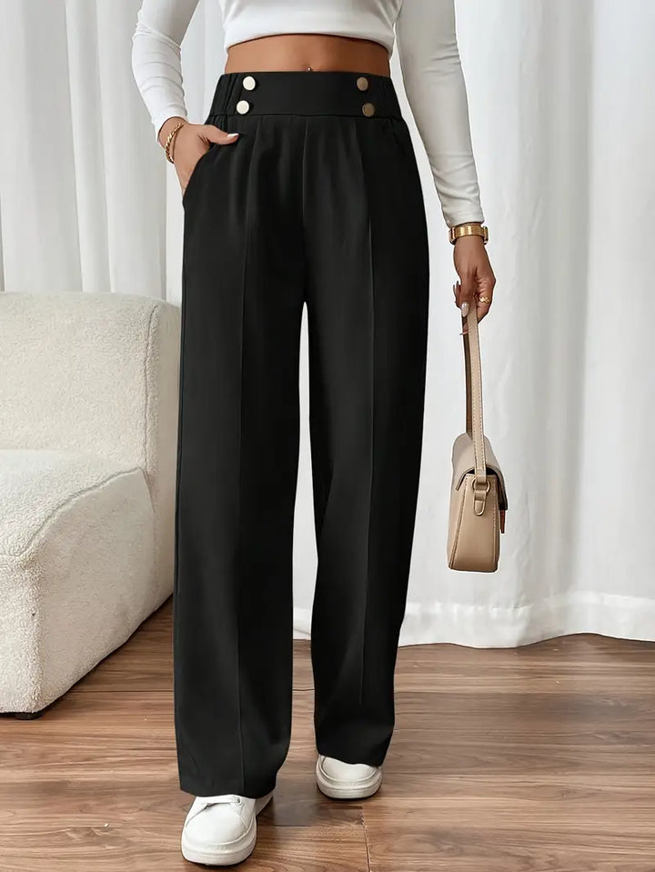 Orvella - Pantaloni Confortabili Largi Cu Buzunare