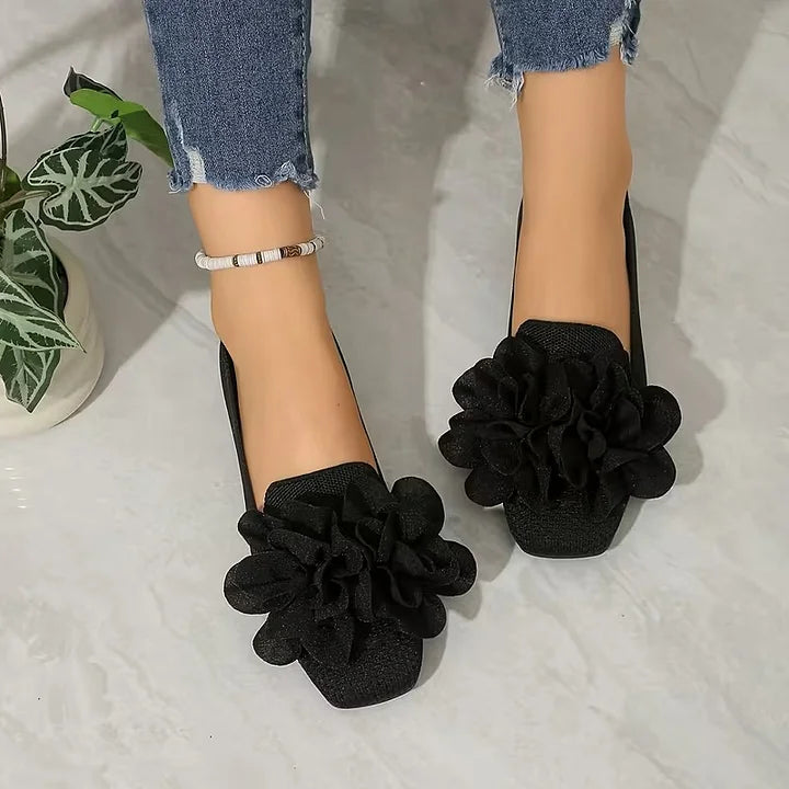 Catriona - Pantofi Cu Toc Plat Mary Jane Cu Imprimeu Floral