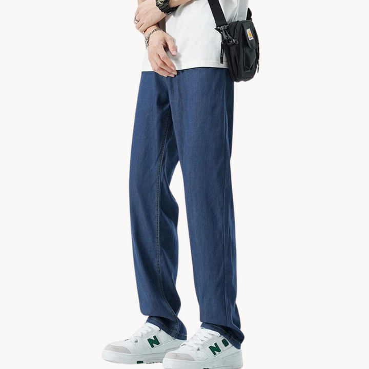 Teofilo - Pantaloni Eleganți Picior Larg