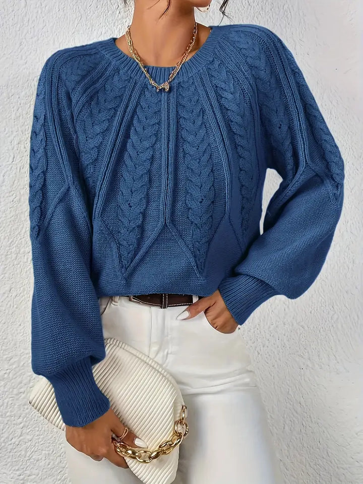 Özden - Pulover Elegant Cu Mâneci Lungi