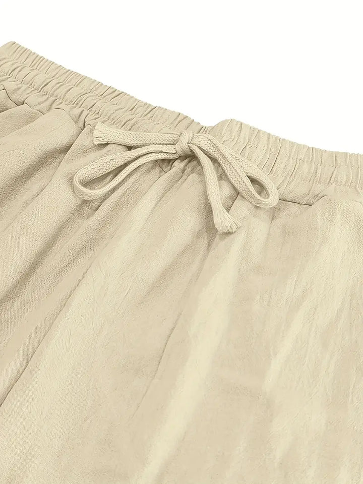 Babaev - Pantaloni Eleganți Din In