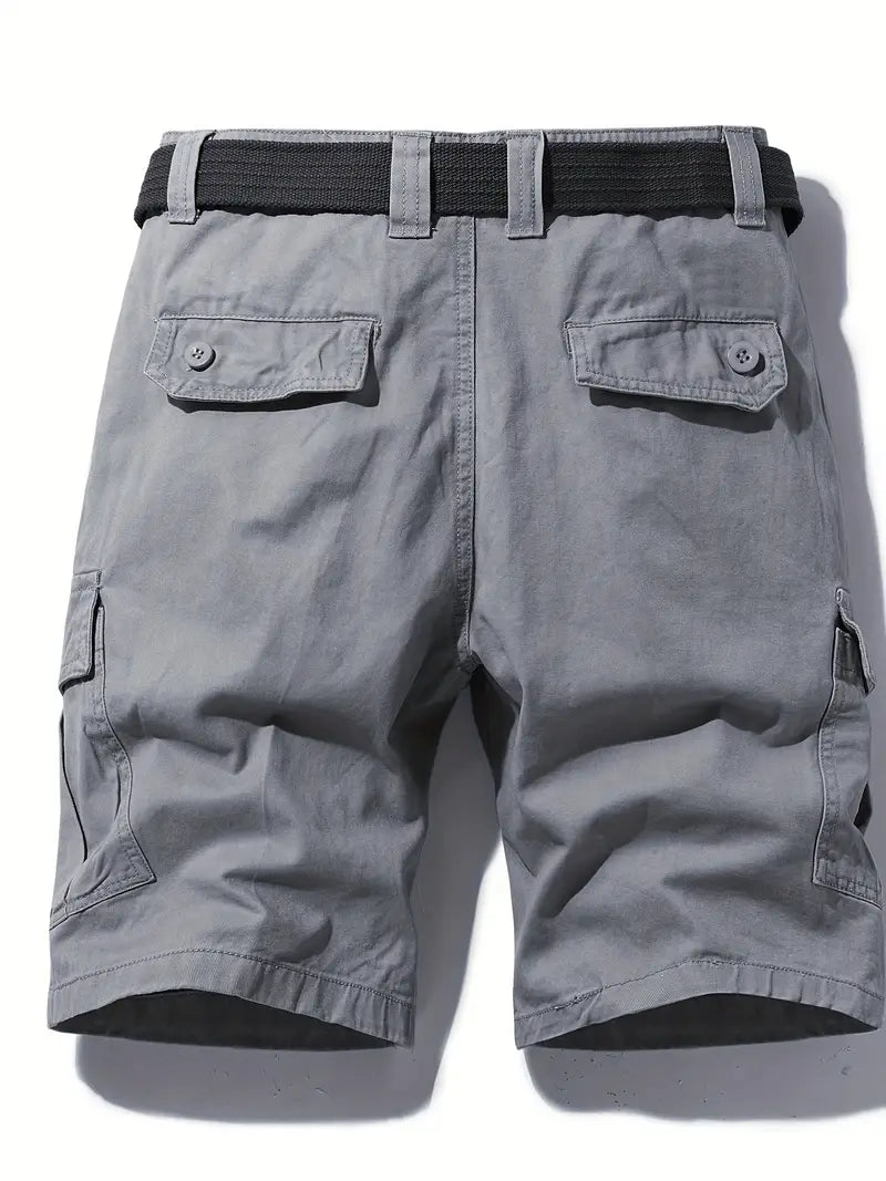 Mauro - Pantaloni Scurți Eleganți Cu Buzunare Multipl