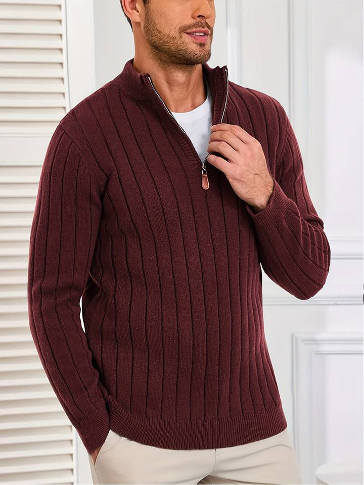 Yedidya - Pulover Casual cu Mâneci Lungi Din Tricot