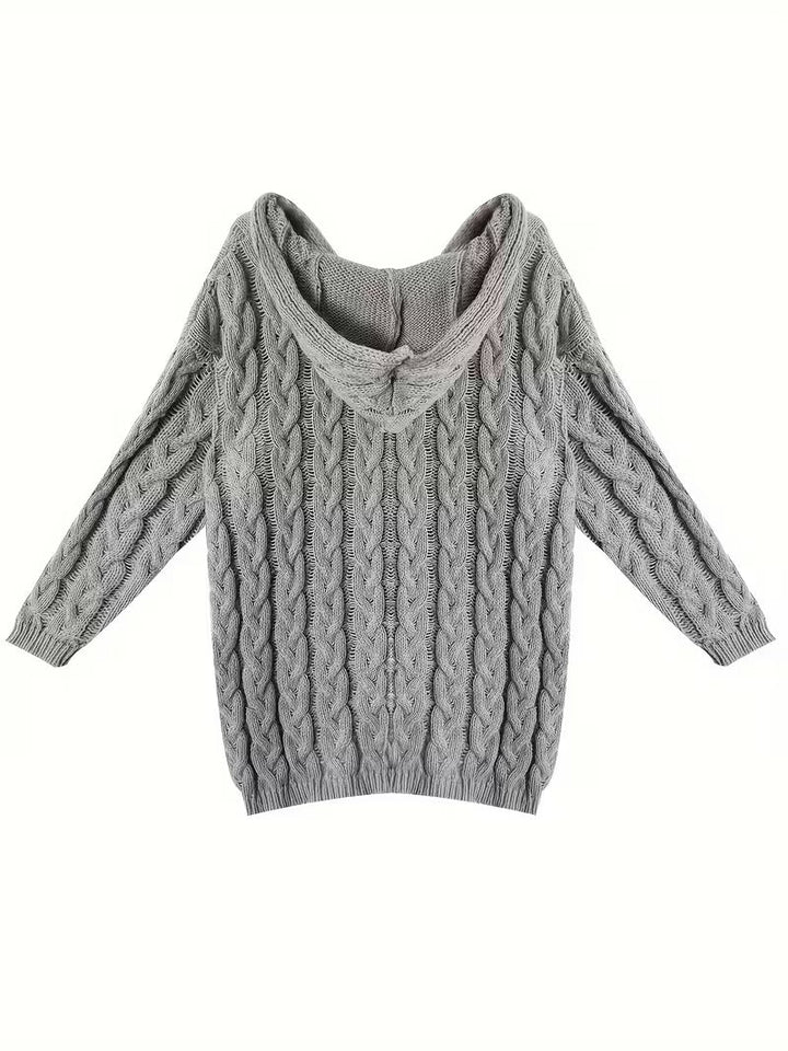 Miette - Pulover Informale Cu Mâneci Lungi Din Tricot