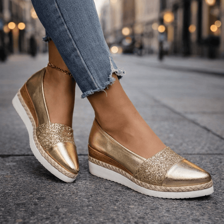 Jahaira - Elegant Antialunecare Wedge Pantofi