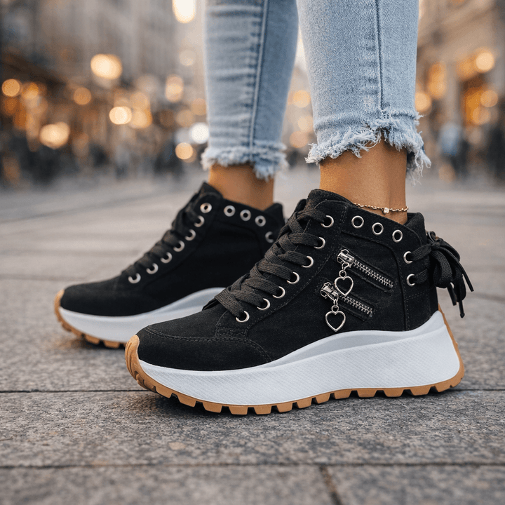 Kamala – Adidași Cu șireturi și Talpă Groasă