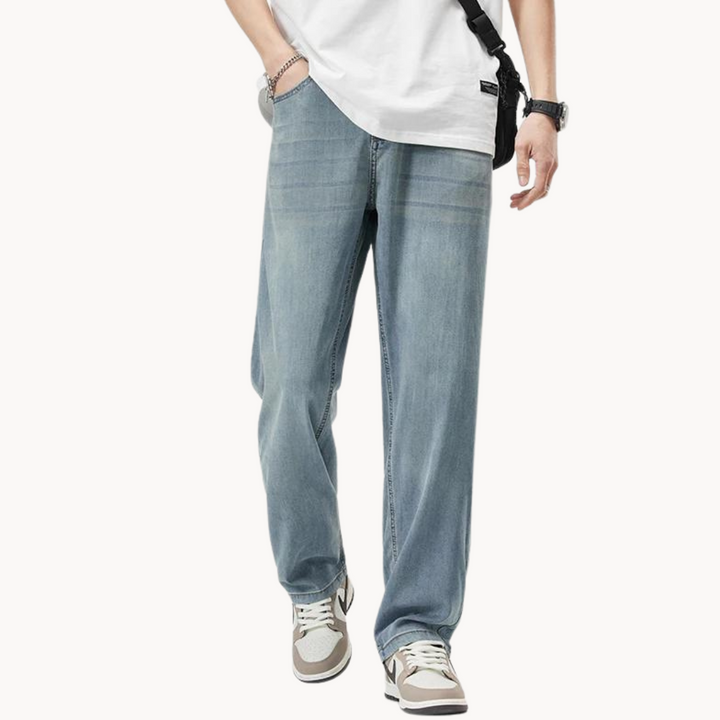 Teofilo - Pantaloni Eleganți Picior Larg