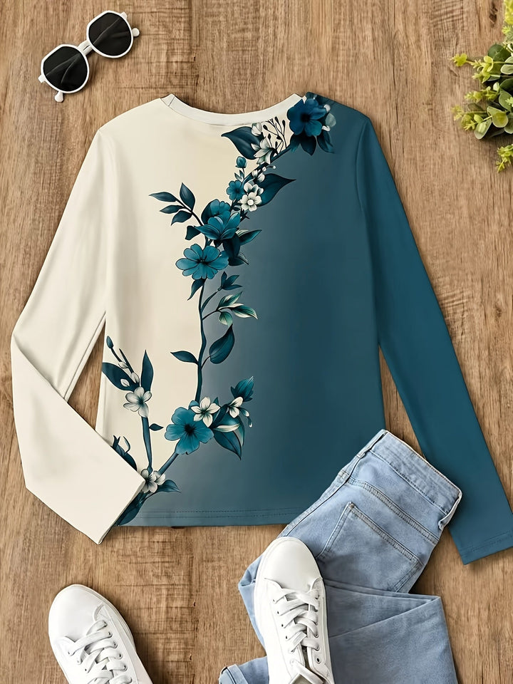 Vanina - Cămașă Cu Mâneci Lungi Și Imprimeu Floral