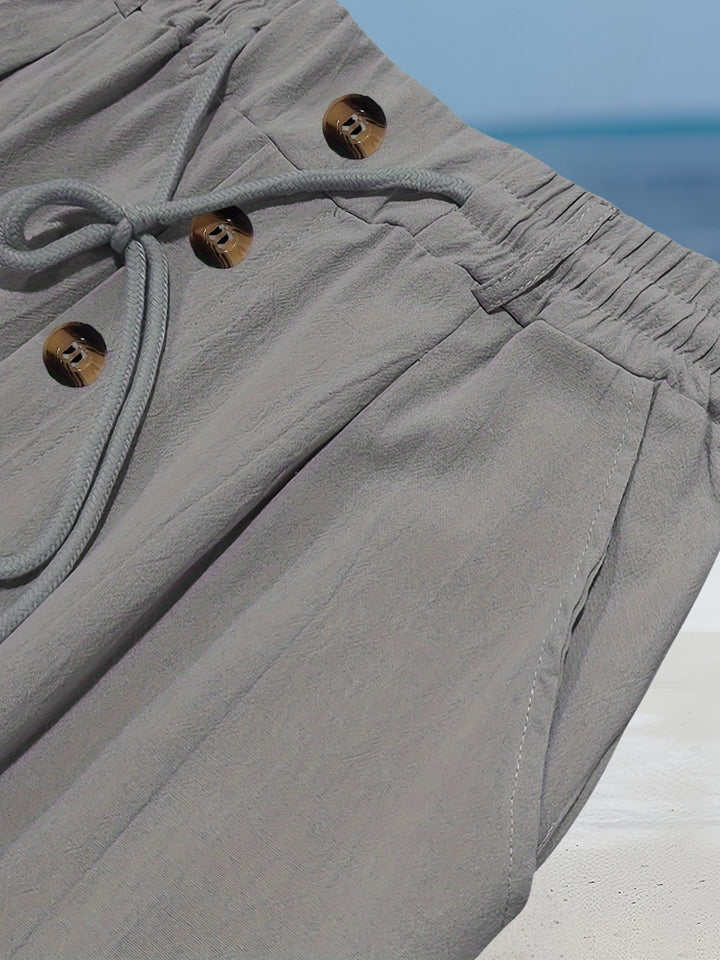 Aznar - Pantaloni Dezinvolt Din In Elastice