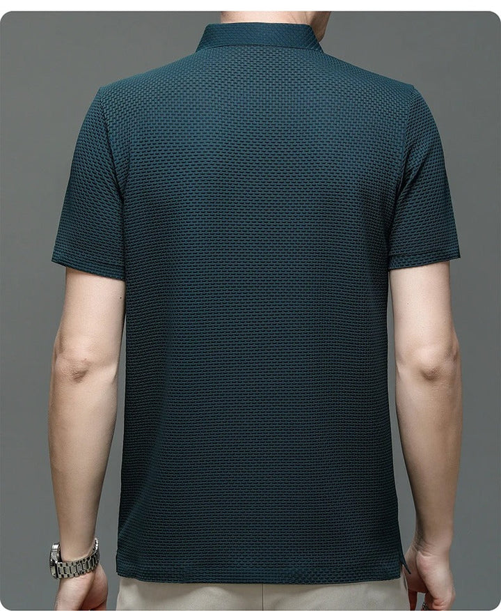 Prestigio - Tricou polo cu Mâneci Scurte și Material Elastic