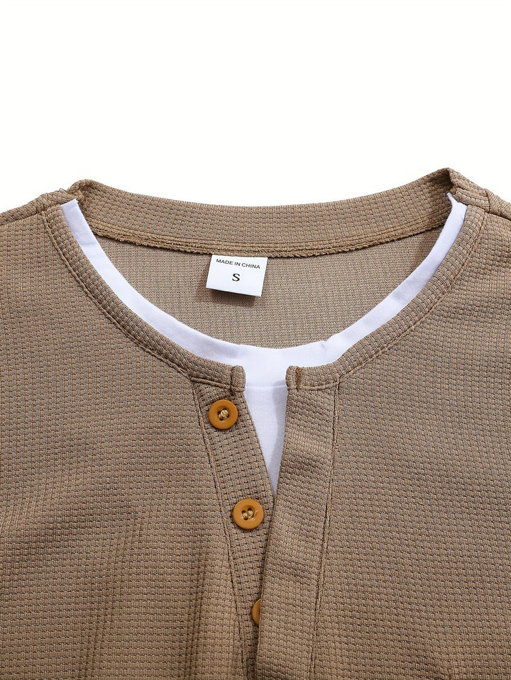 Wladimir - Tricou Polo Cu Mâneci Lungi, Nasturi Si Buzunar