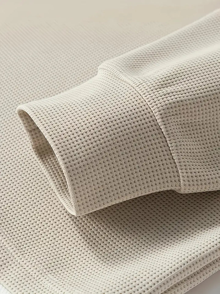 Aldous - Tricou Cu Mâneci Lungi Waffle