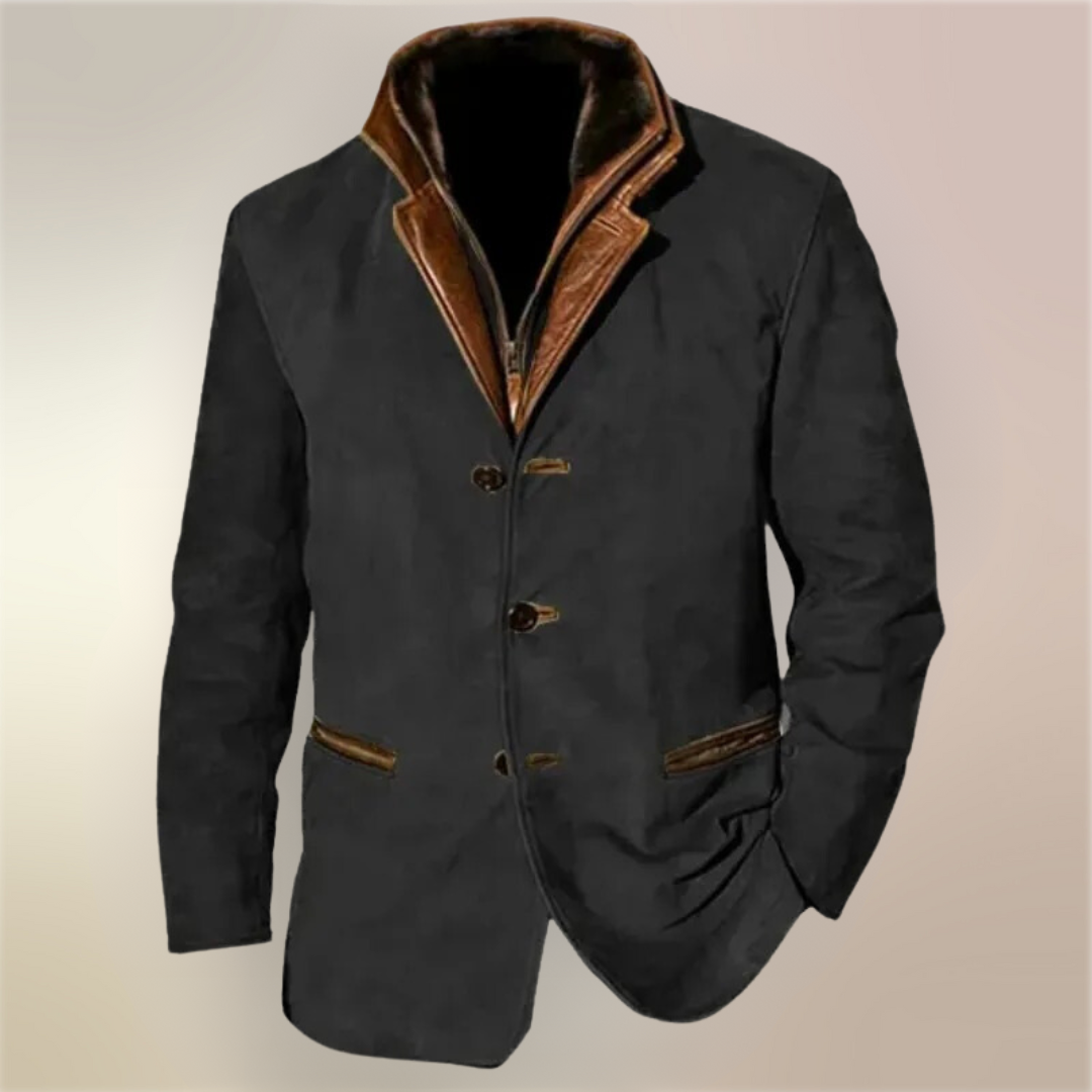 Sylvester – Jacheta Elegantă în Stil Vintage