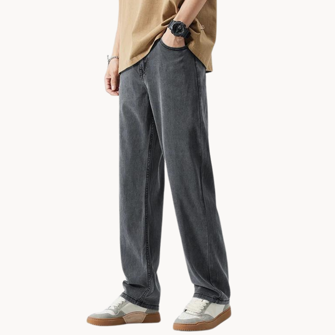 Teofilo - Pantaloni Eleganți Picior Larg