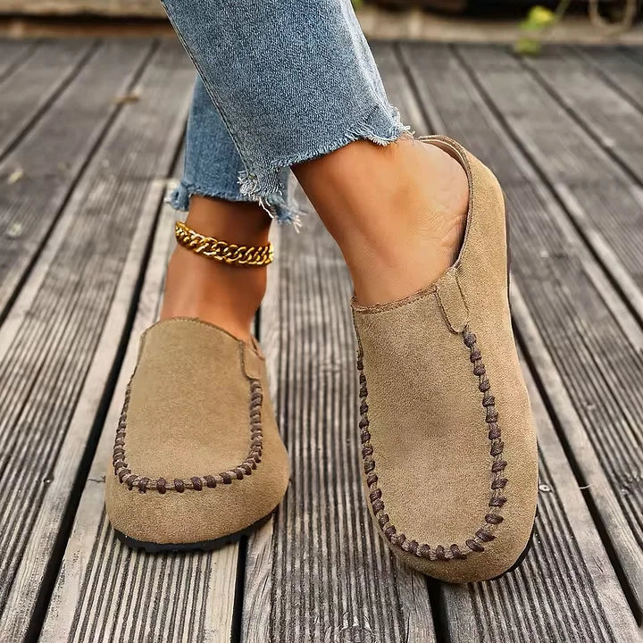 Lidja - Pantofi Din Piele Vintage