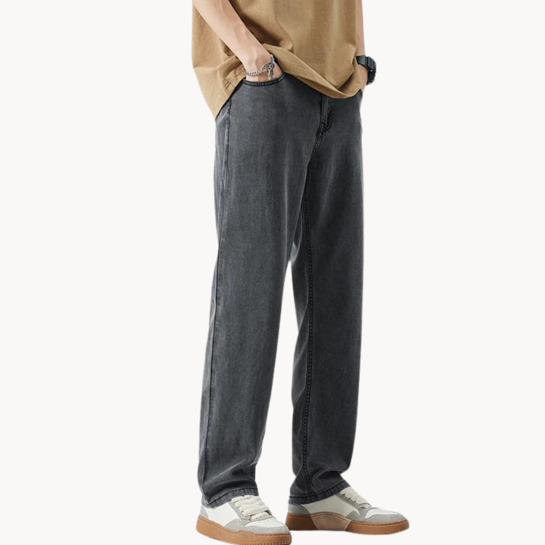 Teofilo - Pantaloni Eleganți Picior Larg