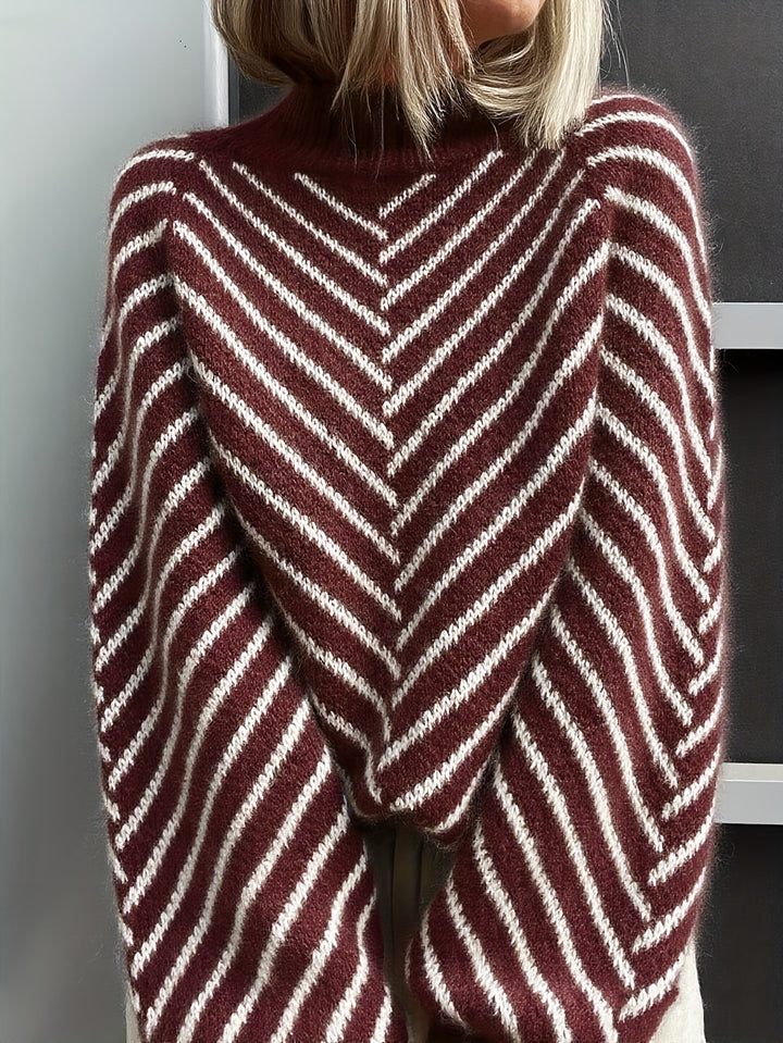 Klarysa - Pulover Casual Cu Mâneci Lungi Din Tricot