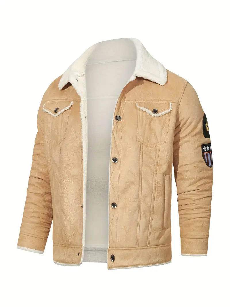 Frederik - Jachetă Casual Din Poliester Cu Căptușeală Din Materialul Sintetic