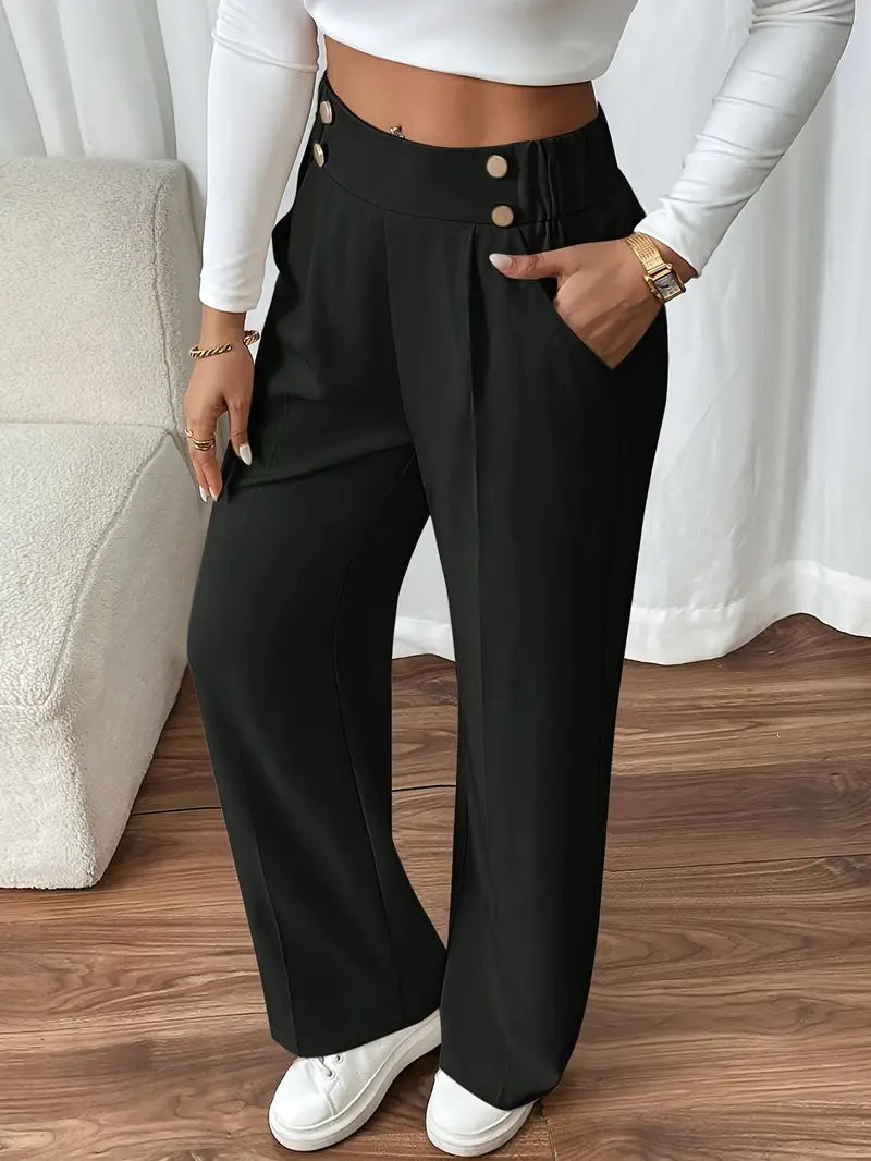 Orvella - Pantaloni Confortabili Largi Cu Buzunare
