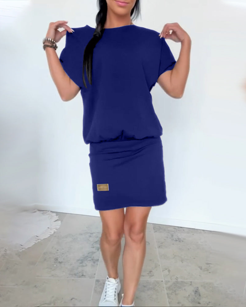 Ulrika - Rochie Mini Cu Mâneci Scurte