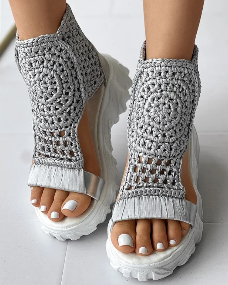Dhita - Sandale Din Tricot în Stil Boho