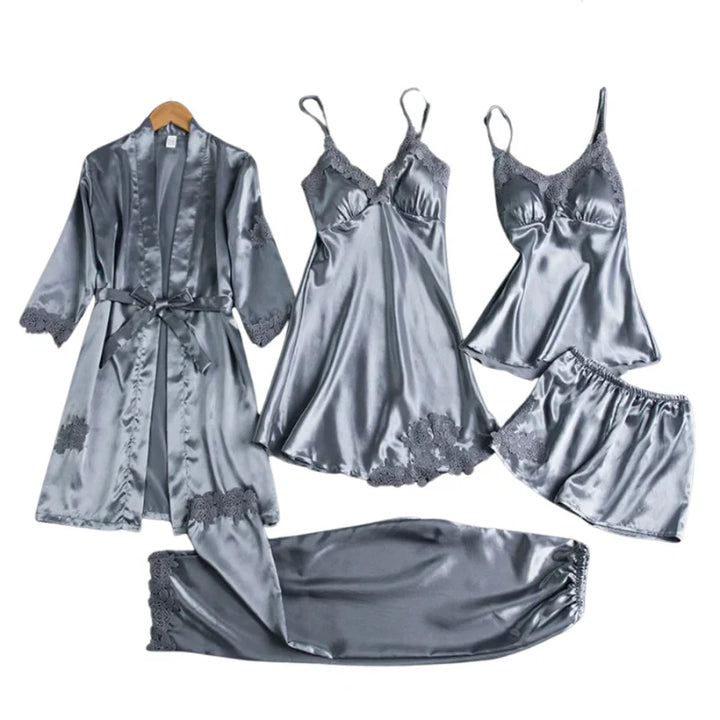 Audrey - Set din 5 Piese din Satin