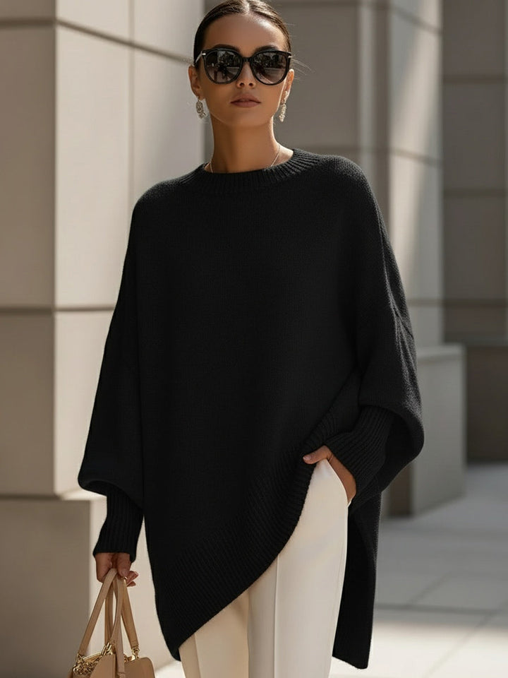 Ayesatu - Pulover Oversized Cu Croială Lejeră