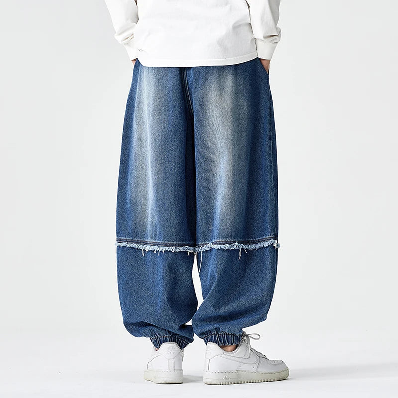 Brennan – Pantaloni De Jogging Din Denim Cu Croi Larg și Stilat
