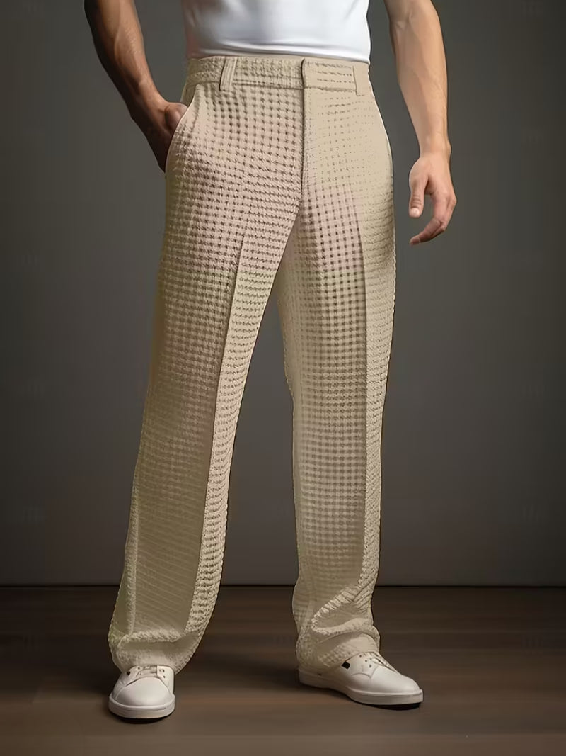 Tommen - Pantaloni Ușori Structurați Cu Buzunar Lateral