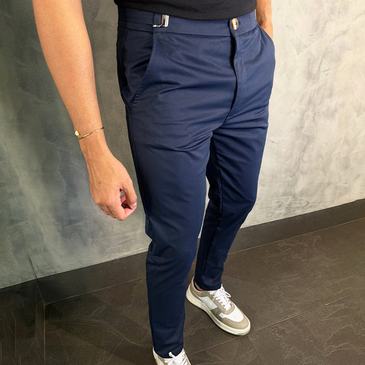 Matan - Pantaloni Clasici Slim Fit Elastici