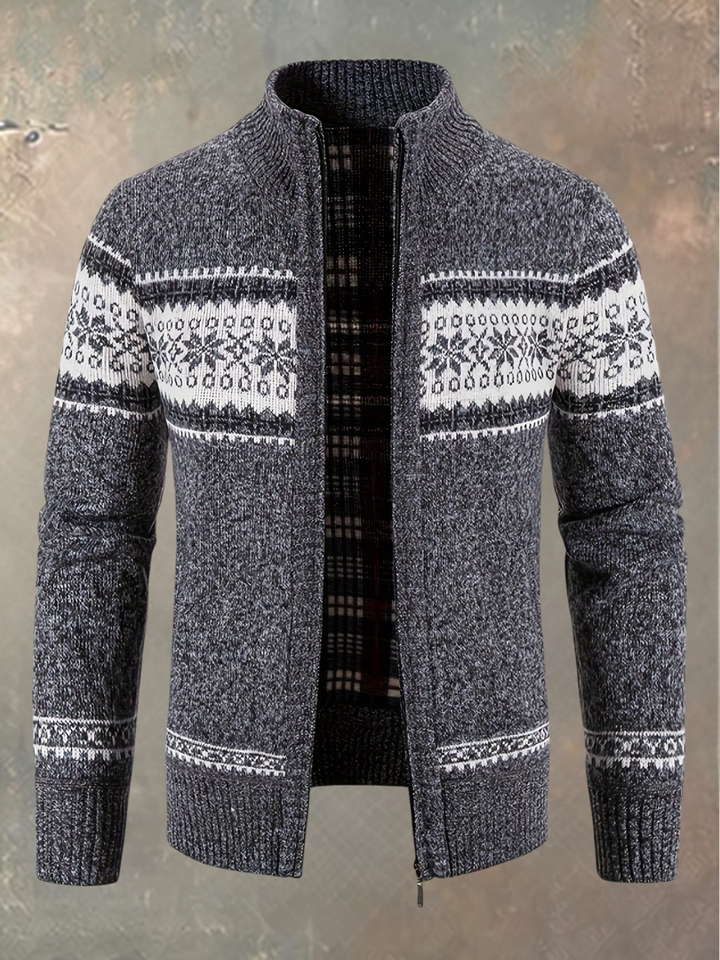 Gerran – Cardigan Confortabil Din Tricot, Cu Fermoar