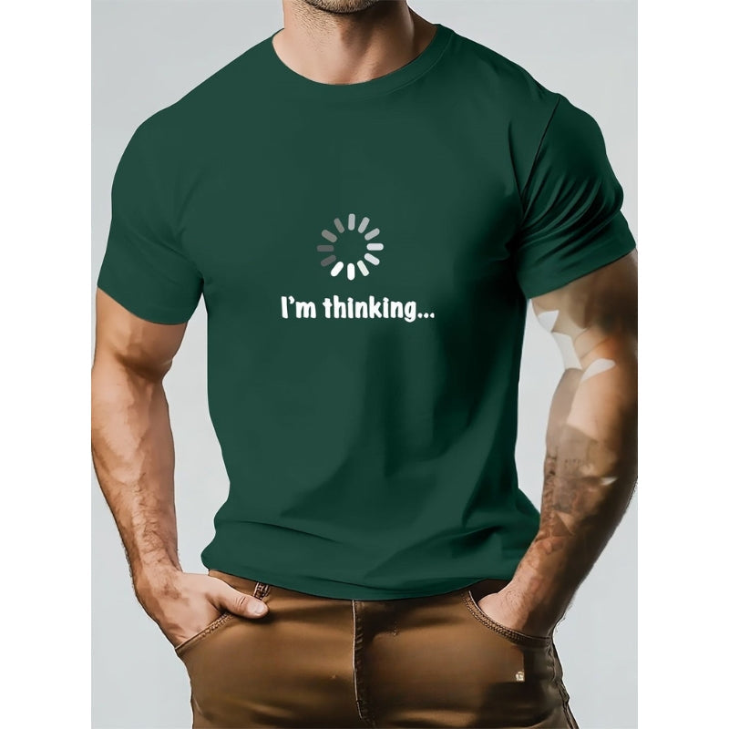 Think – Tricou Din Bumbac și Imprimeu