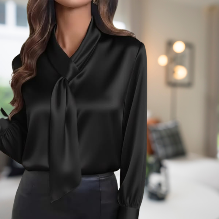 Dorottya - Bluză Elegantă Din Satin