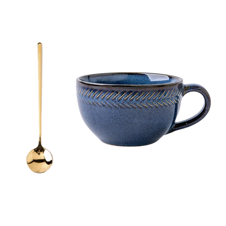 Mugnova - Ceramică Vintage Safir Dimineață Liniștită