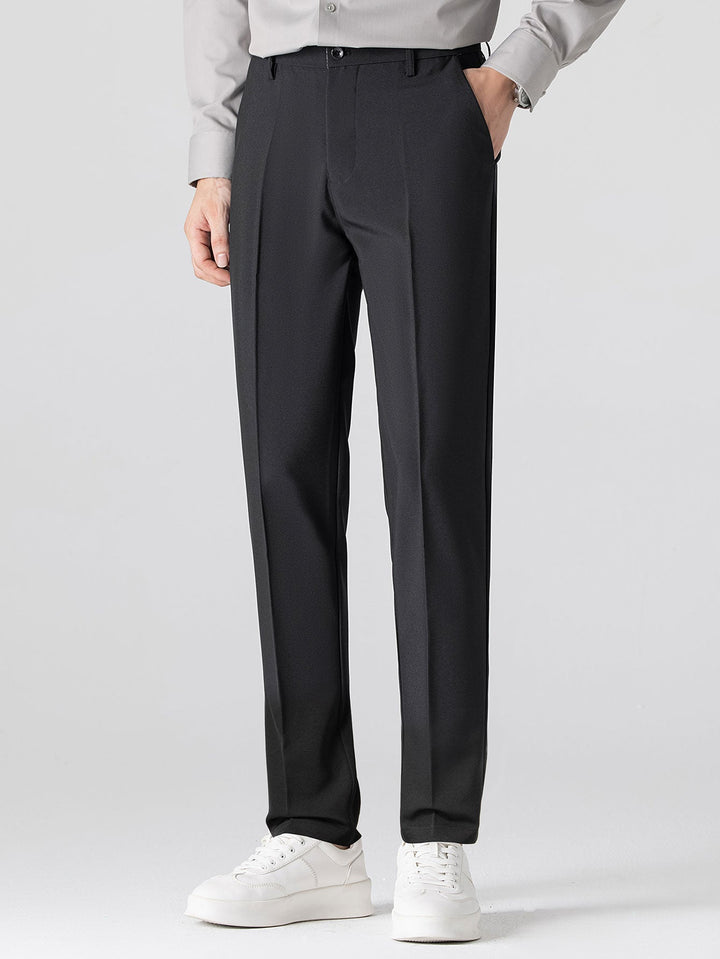 Henson - Tricou Polo Din Tricot Jacquard Geometric și Pantaloni Croială Slim