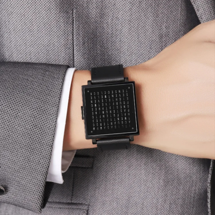 WordTime - Ceas Cu Afișaj Digital Matrix