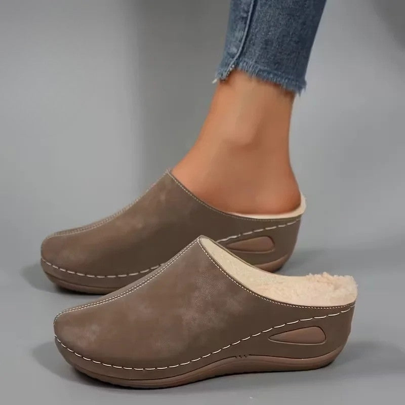 Lirona - Mocasini Confortabili Fără șireturi Cu Căptușeală Din Fleece