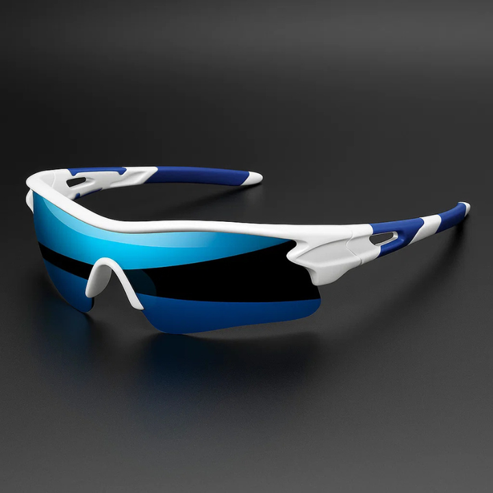 VeloShade – Ochelari de Soare Sportivi de Ciclism cu Lentile Oglindite și Ramă învelitoare