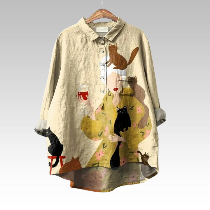 Umeno - Bluze Clasice Cu Imprimeu Floral