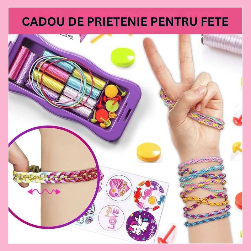 CharmCraft - Set Pentru împletit Manual Frânghii