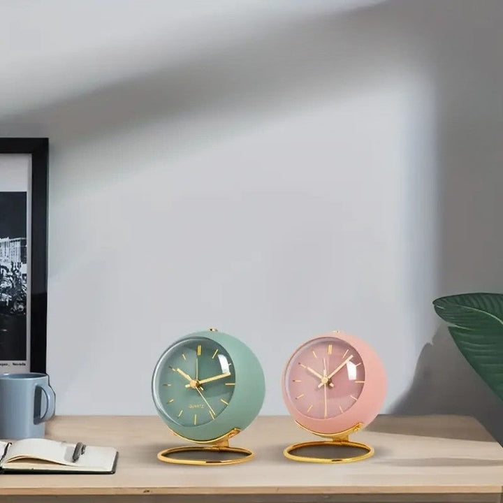 NordAura - Ceas De Birou Slențios Inspirat Din Stilul Nordic Pentru Decorul Casei