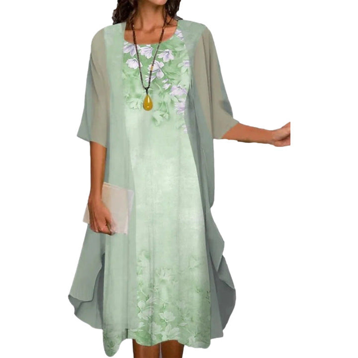 Venolia - Rochie Din Două Piese Cu Imprimeu Floral