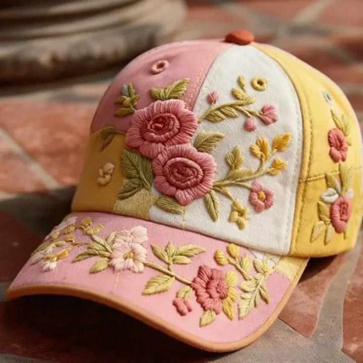 Virinia - Șapcă Cu Broderie Florală