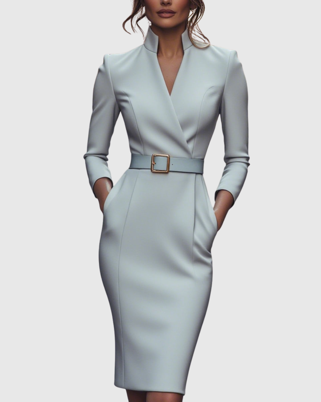 Meirav - Rochie Midi Elegantă