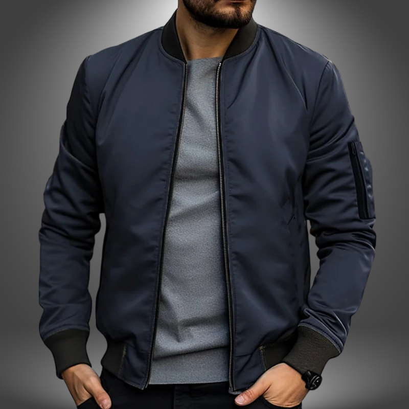 Jeffri - Jachetă Bomber Elegantă