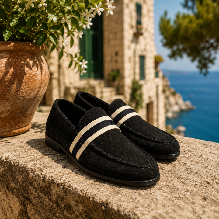 Hanno - Mocasini Casual Cu Dungi